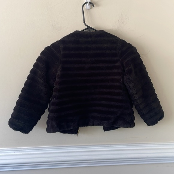 Kate spade faux fur girls jacket - Picture 4 of 4